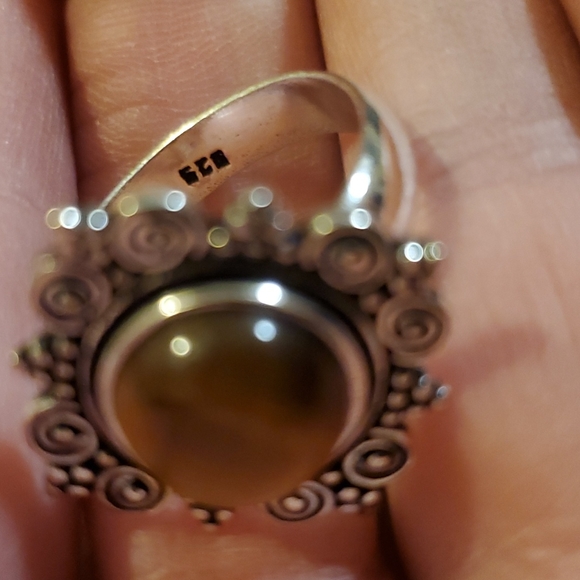 New Tiger Eye 925 Silver Ring. - Picture 16 of 16